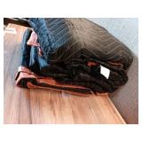 US Cargo Control Moving Blankets Heavy Duty 72\"x80\" 6-Pack, (65 lbs/doz), Heavy Duty Packing Blankets for Moving Furniture, Shipping, and Storage, Black Quilted Furniture Pads, MBDELUXE Econo Deluxe