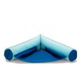 Big Joe Noodle Sling No Inflation Needed Pool Seat with Armrests  Fade Aqua Double Sided Mesh  Quick Draining Fabric 3 feet - Retail: $55