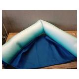 Big Joe Noodle Sling No Inflation Needed Pool Seat with Armrests  Fade Aqua Double Sided Mesh  Quick Draining Fabric 3 feet - Retail: $55