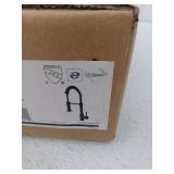 VIGO Edison Single Handle Pull-Down Sprayer Kitchen Faucet in Matte Black