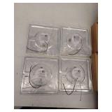 WAC Lighting Square 7  1-Light 3000K Energy Star Aluminum Flush Mount in White, 4 Pack
