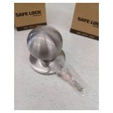 Kwikset Regina Knob Half Dummy in Satin Nickel, 3 Pack