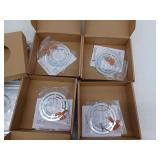 WAC Lighting Square 7  1-Light 3000K Energy Star Aluminum Flush Mount in White, 4 Pack