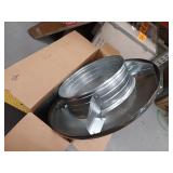 144 sq. in. NFA Galvanized Dome Roof Louver Static Vent in Weathered Wood