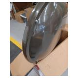 144 sq. in. NFA Galvanized Dome Roof Louver Static Vent in Weathered Wood