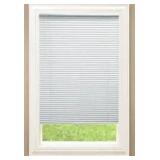 White Cordless Room Darkening Mini Blinds - 51"W x 48" L, white