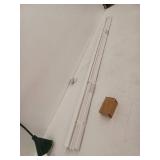 White Cordless Room Darkening Mini Blinds - 51"W x 48" L, white