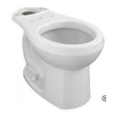 American Standard 3061.001.020 Evolution 2 Round Front Toilet Bowl Only  White