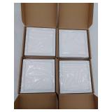 WAC Lighting Square 7  1-Light 3000K Energy Star Aluminum Flush Mount in White, 4 Pack