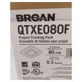 Broan QTXE080F Project Finishing Pack For Ventilation Fans, 4 Pack