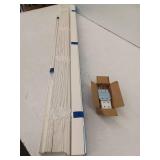LEVOLOR 2-in Slat Cordless Warm White Faux Wood Blind, Approximately 45.5in Wide