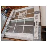 American Craftsman 35.25 in. x 35.375 in. 50 Series White Single Hung Low-E Argon Glass Vinyl Fin Window with Grids, Screen Included