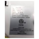 Best Comfort Fan Heater Model FH777A 1500W Electric Space Heater