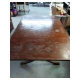 Duncan Phyfe Style Drop Leaf Dining Table, rough but could be refinished