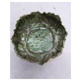 Handcrafted Green Glazed Ceramic Bowl