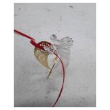 Gorham Crystal Angel Christmas Ornament