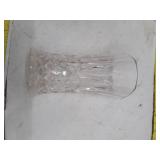 Vintage Cut Crystal Glass Vase