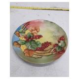 Vintage Hand-Painted Decorative Fruit Plate