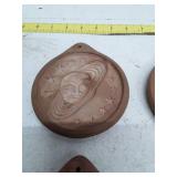 Handcrafted Celestial Clay Wall Medallions