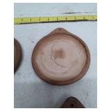 Handcrafted Celestial Clay Wall Medallions