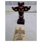 Authentic Alaskan Totem Pole - Ketchikan Folk Art
