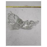 Vintage Clear Glass Great Dane Figurine