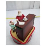 Vintage Enesco Santa Piano Music Box