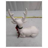 Vintage Ceramic Christmas Reindeer Decoration