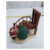 Vintage Christmas Scene Music Box