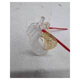 Gorham Crystal Angel Christmas Ornament