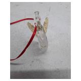 Gorham Crystal Angel Christmas Ornament
