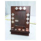 Southwestern Style Photo Frame with Mini Clay Pots
