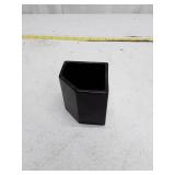 Vintage Napco Taiwan Black Geometric Planter