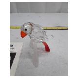 Preciosa Crystal Parrot Figurine Design 2000