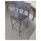 Modern Black Bar Height Chair