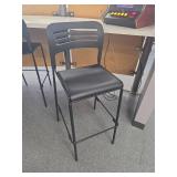 Modern Black Bar Height Chair