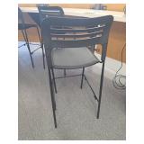 Modern Black Bar Height Chair