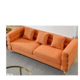 NEW Modern Orange Sofa with Legs