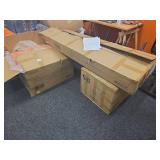 NEW Modern Orange Sofa with Legs