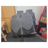 Lot (19) Bus seats with frames