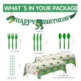 Dinosaur Birthday Party Supply Set - Retail: $24