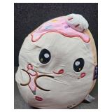 Kawaii 12"Plush Pillow with Embroidered Face - Retail: $15"