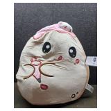 Kawaii 12"Plush Pillow with Embroidered Face - Retail: $15"