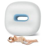 Knee Pillow for Side Sleepers, Memory Foam Leg Pillow for Side Sleeping, Between Legs Pillow for Hip and Back Pain Relief - Side Sleeper Pillow with Breathable Pillowcase and Elastic Strap
