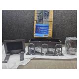 LOHAS Home Wall Mounted Bathroom Organizer Set - Dark Grey - Retail: $24
