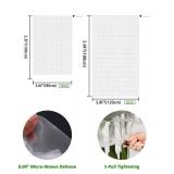Blueberry Bush Netting Cover with Drawstring 4 Pack Tree Netting for Cicadas Plant Covers Tomato Protective Cover Netting Barrier for Protect Plant Fruits (3.3FT*2.6FT/5.9FT*3.9)