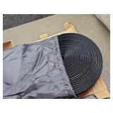 1"x32ft Hook and Loop Straps with 50 Metal Buckles Adjustable Fastening Cable Straps Cut-to-Length Cinch Strap Reusable Nylon Securing Cord Ties for Organizer or Storage 1 inch Wide Black"