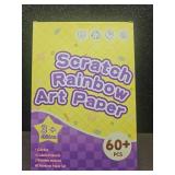 Scratch Rainbow Art Paper Set for Kids (Lot of 2) - Retail: $15