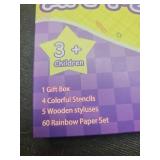 Scratch Rainbow Art Paper Set for Kids (Lot of 2) - Retail: $15