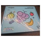 Jarmelo 12-Color Scented Finger Paint Set - Retail: $19